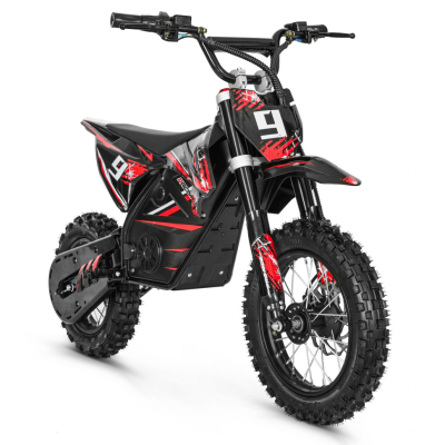 Электромотоцикл GreenCamel Питбайк DB450, 48V 1200W R12/R10 красный