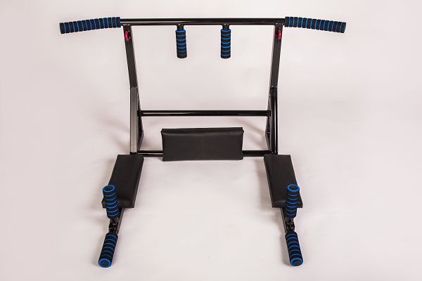 Турник-Брусья -Пресс 3 в 1 MAX ДО 300 КГ (Цельносварной) черный