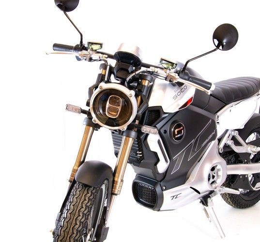 Электромотоцикл Super Soco TC Max (Литые диски) Желто-черный