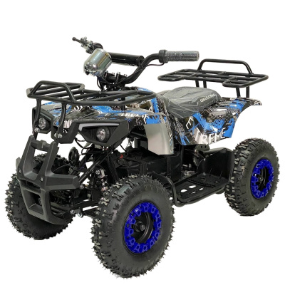 Квадроцикл GreenCamel Гоби K32 (12Ah 36V 800W R6 Цепь) ножной тормоз Синий экстрим