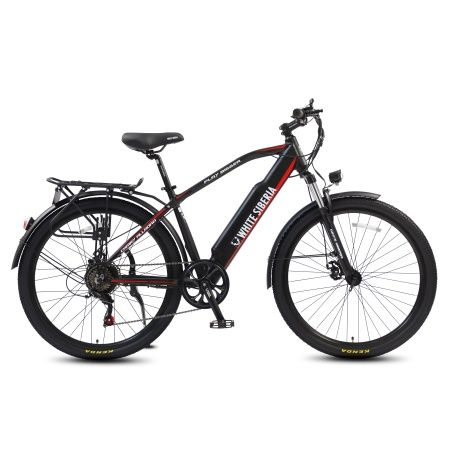 Электровелосипед WHITE SIBERIA CAMRY ALLROAD 500W (матовый черный)