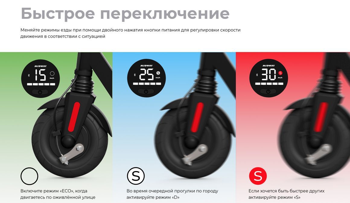 Преимущества MIDWAY i-One