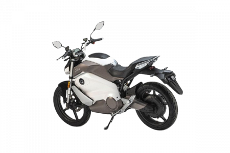 Электромотоцикл WHITE SIBERIA SUPER SOCO STREET HUNTER Белый