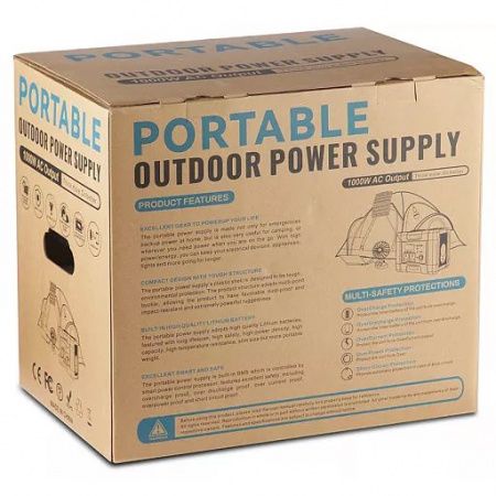 Портативная автономная электростанция ELTRECO 1200Вт LiFePo 1030 Вт/ч ENF-1000Q быстрая зарядка