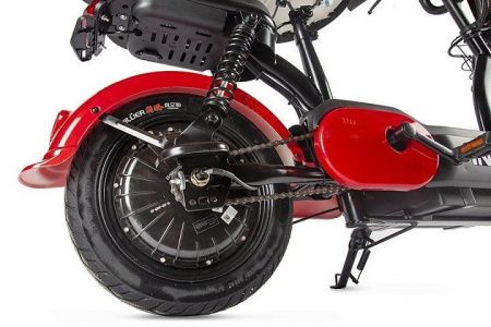 Электроскутер INTRO COMPACT с АКБ черно-белый