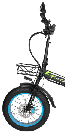 Электровелосипед Syccyba H1 (F10) задний привод синий