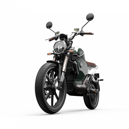 Электромотоцикл WHITE SIBERIA SUPER SOCO TC Зеленый