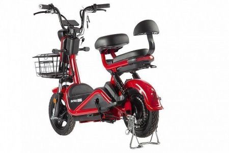 Электроскутер INTRO BUMP черно-оранжевый