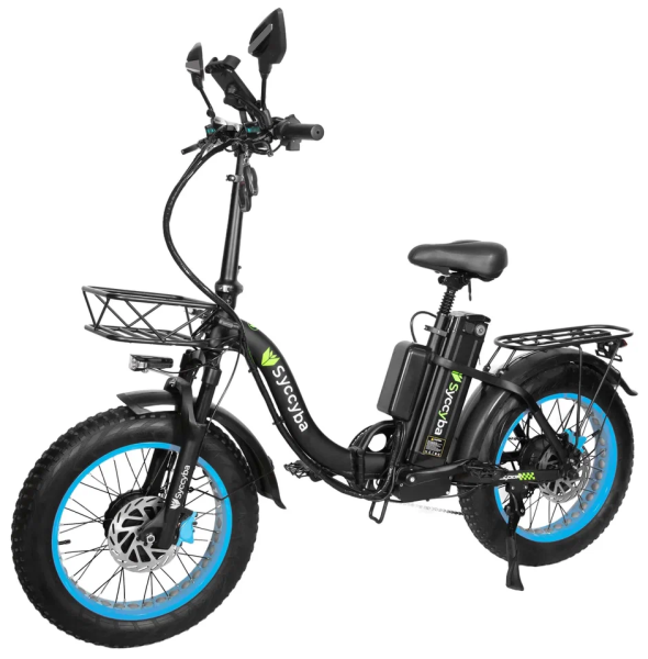 Электровелосипед Syccyba H2 (F11) DUAL 20AH синий