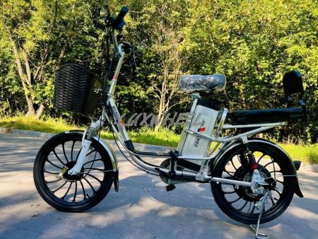 Электровелосипед колхозник Wenbox 60V/21Ah D20 Серебристый