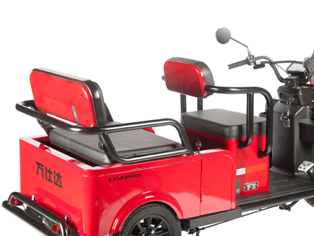 Электротрицикл Wanshida LC-F200 60V 1000Вт красный