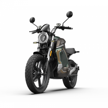 Электромотоцикл WHITE SIBERIA SUPER SOCO TC WANDERER Зеленый