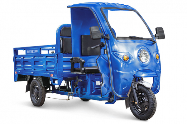Грузовой электротрицикл Rutrike D4 NEXT КАБИНА 1800 72V1500W синий