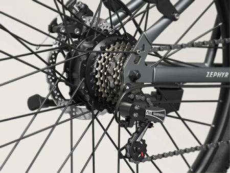 Электровелосипед QRONGE ZEPHYR синий