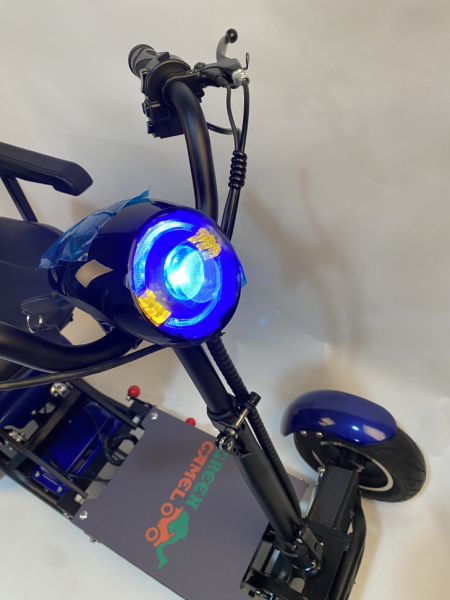 Трицикл GreenCamel Кольт 801 FAT (36V 15,6Ah 2x400W) кресло