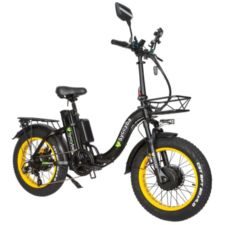 Электровелосипед Syccyba H2 DUAL желтый