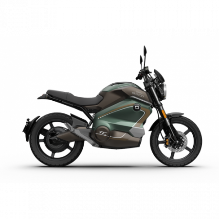 Электромотоцикл WHITE SIBERIA SUPER SOCO TC WANDERER Зеленый