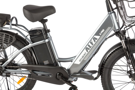 Электровелосипед Gelbert ALFA 3 PRO серый