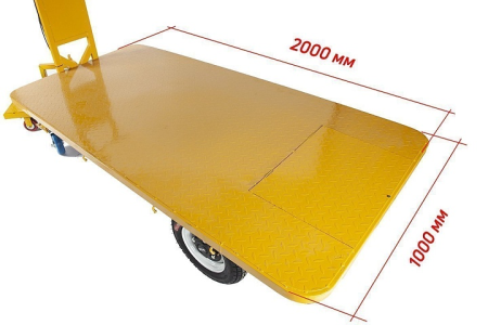 Платформенная тележка электрическая RuTrike ПЛИТА 2000