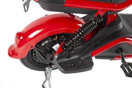 Электроскутер INTRO BUMP с АКБ черно-оранжевый