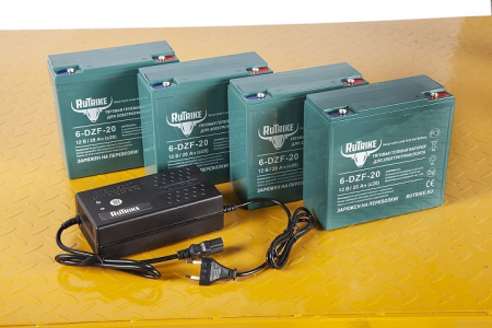 Платформенная тележка электрическая RuTrike ПЛИТА 2000