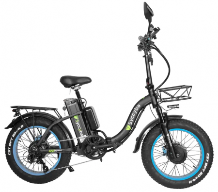 Электровелосипед SYCCYBA H2 (F11) DUAL BLUE