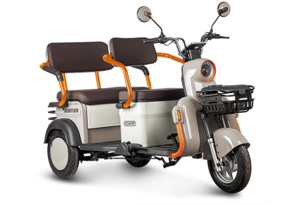 Электротрицикл Rutrike Gelbert Beta 48V/60V 800Вт бежевый