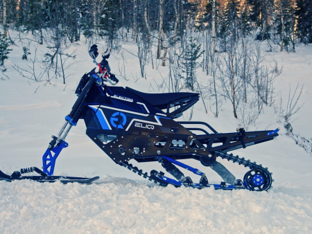 Сноубайк ELIQ Турист АКБ 52AH, 72V, с обогревом + ЗУ 25А