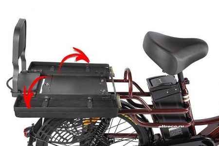 Велогибрид GREEN CITY e-ALFA LUX серебристый