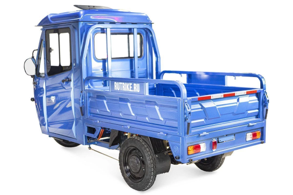 Грузовой электротрицикл Rutrike КАРГО Кабина обогрев 1500 60V1000W синий