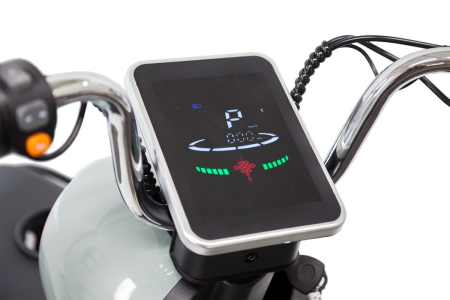 Электротрицикл Rutrike Gelbert Beta 48V/60V 800Вт серебристо-белый