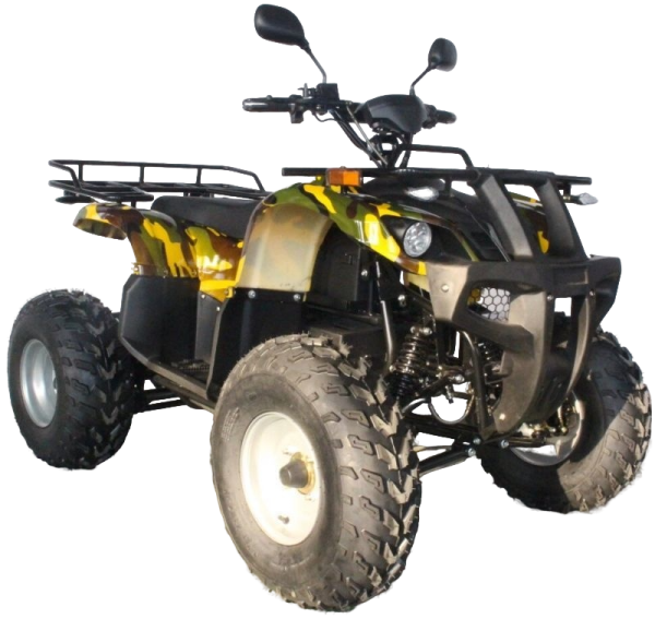 Квадроцикл GreenCamel Sahara A2230 (72V 2200W R10 Дифференциал) армейский желтый