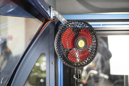 Грузовой электротрицикл Rutrike КАРГО Кабина Дуал серый