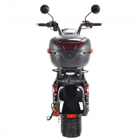 Электроскутер WHITE SIBERIA Pro 2500W черный