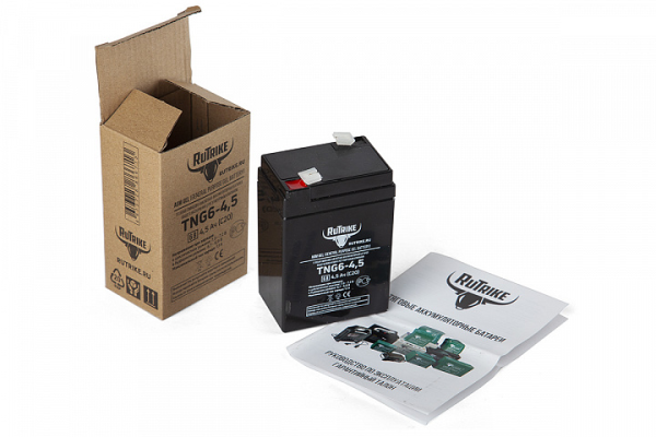 Аккумуляторная батарея RuTrike TNG6-4,5 (6V4,5A/H C20)