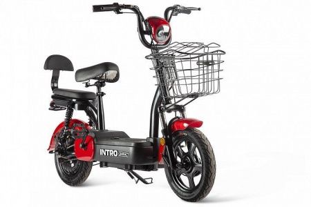 Электроскутер INTRO COMPACT черно-красный