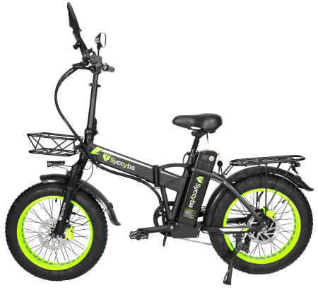 Электровелосипед SYCCYBA H1 (F10) задний привод зеленый