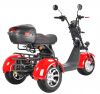 Электроскутер Citycoco WHITE SIBERIA Pro Trike+ 3000W Трицикл красный