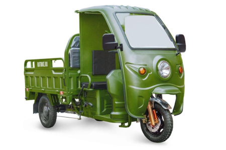 Грузовой электротрицикл Rutrike Глобус 1500 60V1000W зеленый