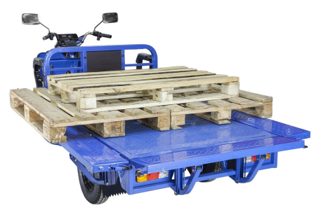 Электротрицикл Rutrike Габарит 1700 60V1200W синий