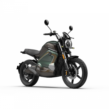 Электромотоцикл WHITE SIBERIA SUPER SOCO TC WANDERER Зеленый