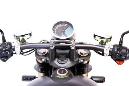 Электромотоцикл Super Soco TC Max (Спицованные диски) Серебристый