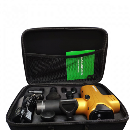 Массажер-пистолет для мышц MiniPro M11 красный