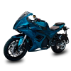 Электромотоцикл ECO BMW RR PRO Blue 72V80AH