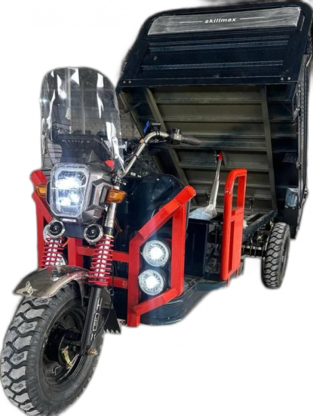 Грузовой электротрицикл ASL D5 гидравлика 1800 (72V 68Ah)
