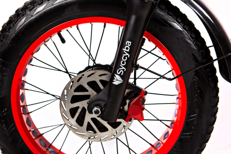 Электровелосипед Syccyba H2 (F11) DUAL 20AH красный