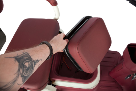 Электротрицикл Rutrike Gelbert Mercury 48V/60V 650Вт бело-красный