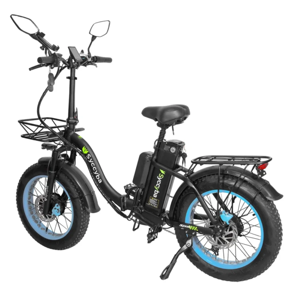 Электровелосипед Syccyba H2 DUAL синий