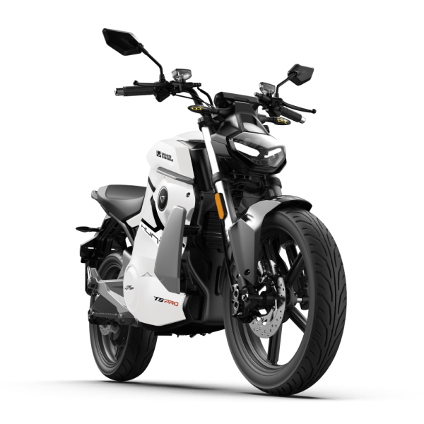 Электромотоцикл WHITE SIBERIA SUPER SOCO STREET HUNTER PRO белый