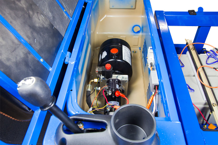 Грузовой электротрицикл Rutrike D5 1700 темно-синий